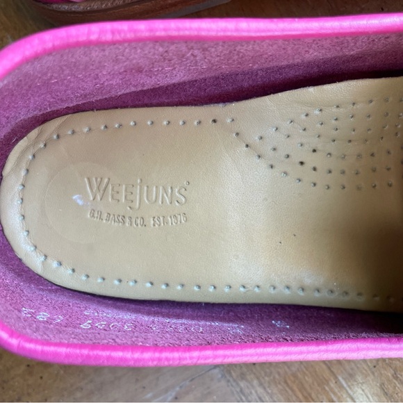 G.H. Bass & Co. Weejuns Pink Leather Loafers - Picture 6 of 11